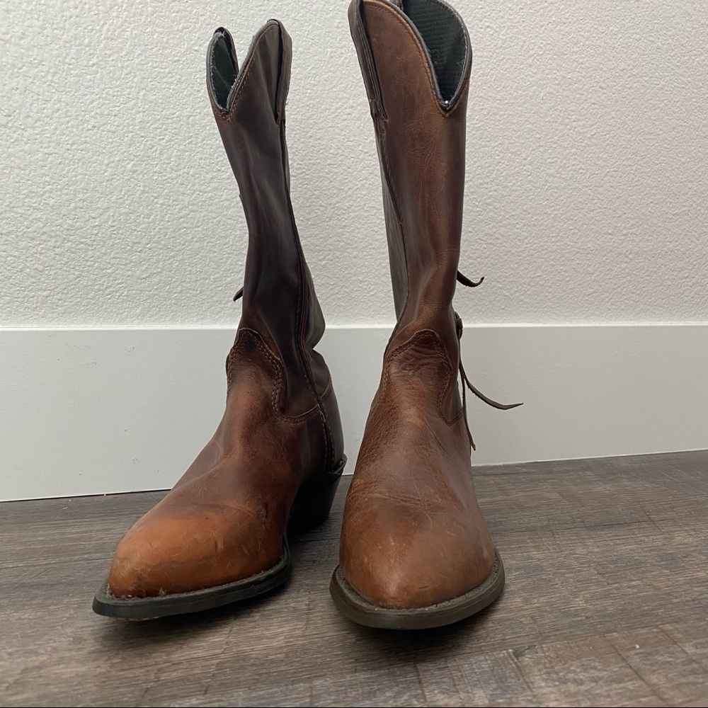 Capezio BOHO Brown Leather Western Boots 5
